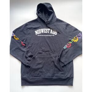Midwest Kids Black Hooded Sweatshirt Size Medium
